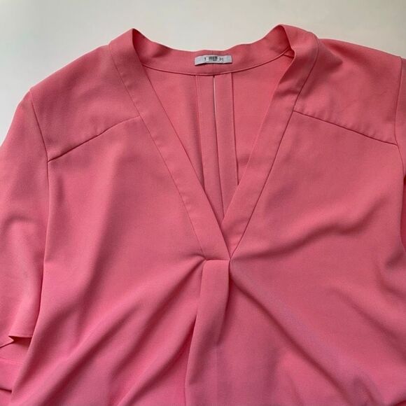 Tome Picasso Dress 16 pink plus size solid mini monotone - Picture 5 of 14